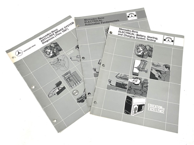 MERCEDES-BENZ  モーター.エンジン マニュアル4冊 Mercedes Electrical and ABS Training Manuals - Set of 3 | Factory