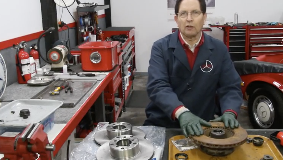 Mercedes Front Rotor Removal - On Demand Video