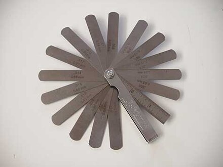 Diesel and Gas Engine Valve Adjusting Feeler Gauges