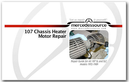 107 Heater Motor Repair Manual Only