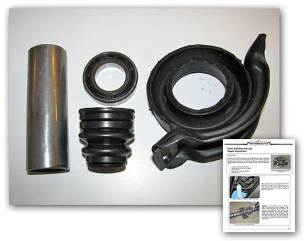 123 126 Chassis Driveline Center Support Overhaul Kit