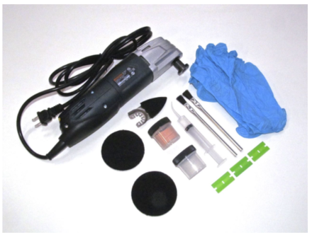 DELUXE Windshield Fine Scratch Removal and Glass Deluxe Polishing Kit w/  Power Tool, MercedesSource Kits Product