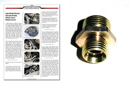Late Style Vacuum Pump Main Checkvalve