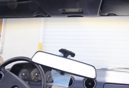 Removing and Replacing an Inside Rear View Mirror
