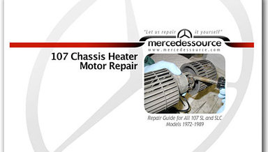 107 Heater Motor Repair Manual Only