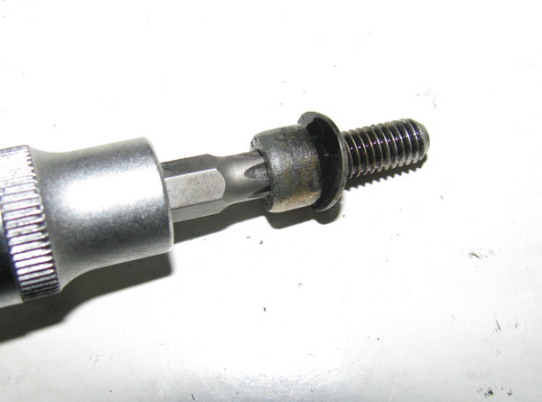 Removing stripped store hex bolts