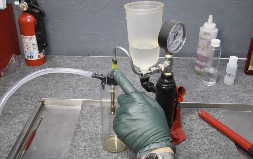 Early Gas Engine Fuel Injector Back Flush Cleaning Instructions On