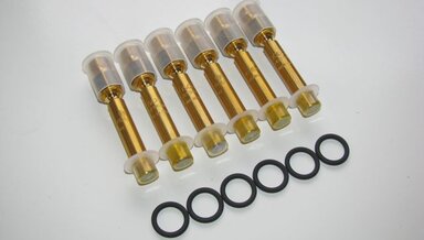 12 pcs For Mercedes R107 R129 W124 Bosch Fuel Injector /& Seal /& Holder