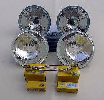 111, 108, 107, 116 Quad Hella H4 Headlights