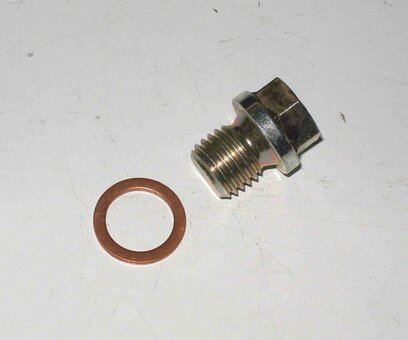 Diesel oil pan plug