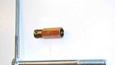 Alternator adjusting bolt and nut