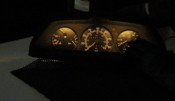 W124 instrument store cluster lights