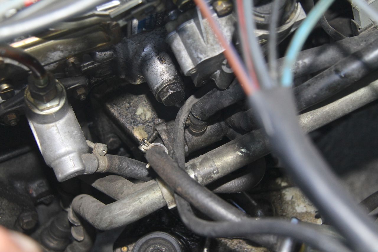 1986 to 1993 Diesel Engine Fuel Heater Leaking in Engine Compartment