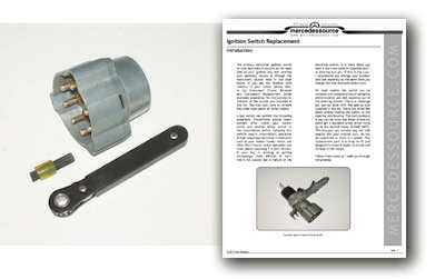 Late 107 and 123, 126, 201, 124 Chassis Ignition Switch Easy