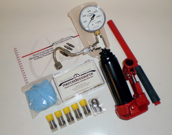 Mercedes diesel fuel injector balance pressure tester #3