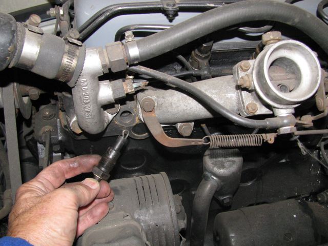 Install glow plugs mercedes 240d #7