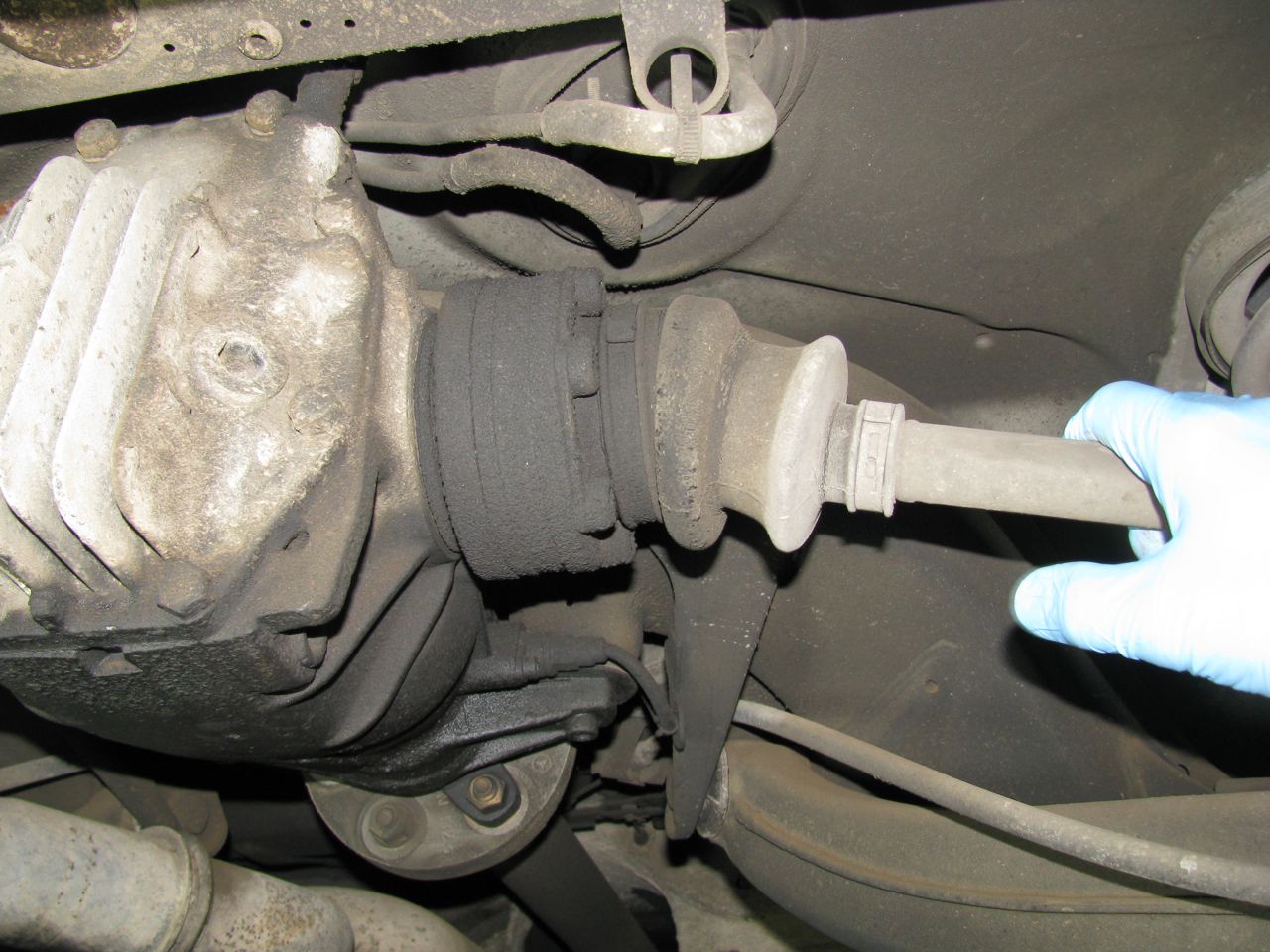 300D axle benz boot mercedes shaft #4