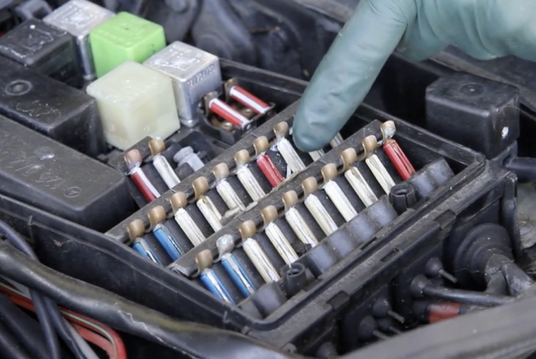 Waking Up an Old Benz That Has Sat for Years Part 2 - On ... 300sd fuse box diagram 