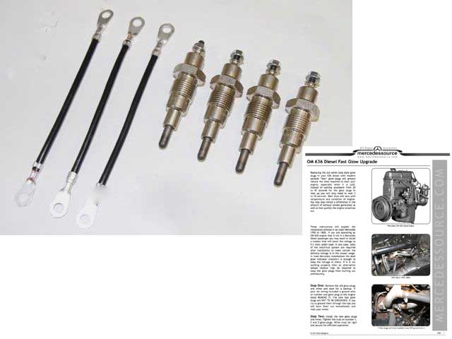 Mercedes glow plug conversion kit