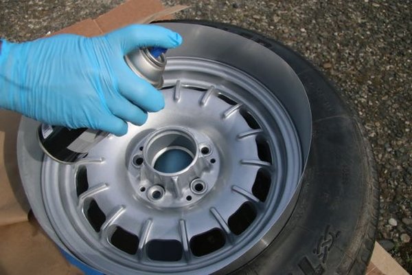 Mercedes wheel deals paint