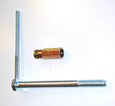 Alternator adjusting bolt and nut