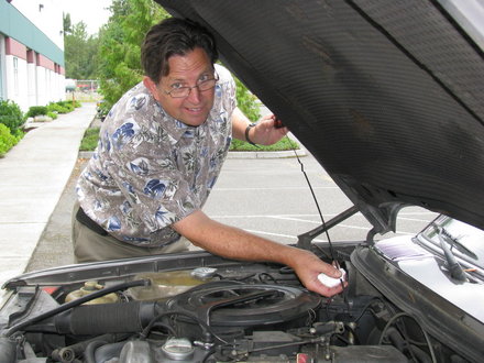 How to check mercedes transmission fluid level #4
