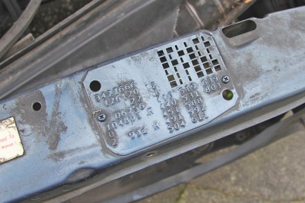 Mercedes w123 chassis number #3