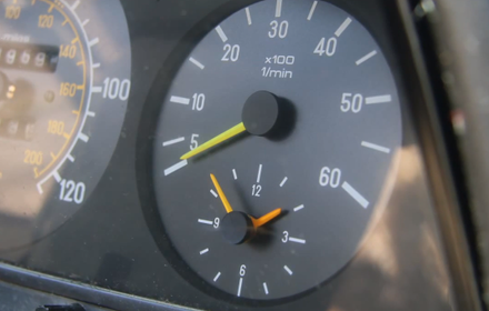 Mercedes 300d tach trouble #3